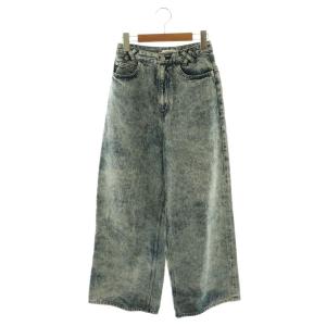 WIDE CHEMICAL DENIM PANTS デニム ジーンズ ワイド 24 インディゴ /CX