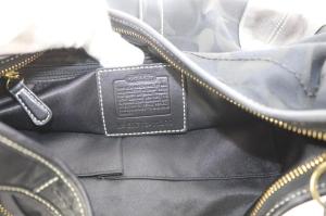 COACH ワンショルダー ショルダーバッグ シグネチャー キャンバス ブラック 11290 /YO15