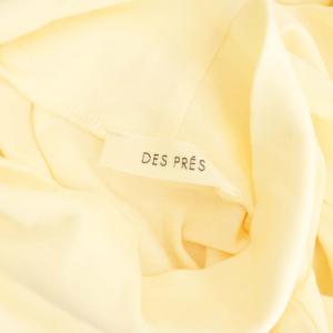 DES PRES ベーシックサーキュラーリブ ハイネックプルオーバートップス カットソー 長袖 F アイボリー /NR OS