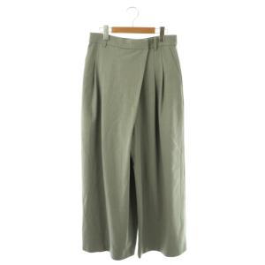 26SS デザインタックパンツ ワイド ストレート 38 グレー /CX OS
