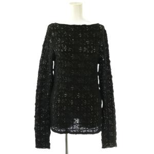 25AW ストレッチレースプルオーバー ブラウス F ブラック /CX OS