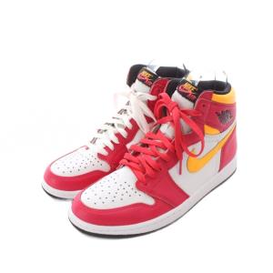 NIKE Air Jordan 1 High OG Light Fusion Red スニーカー
