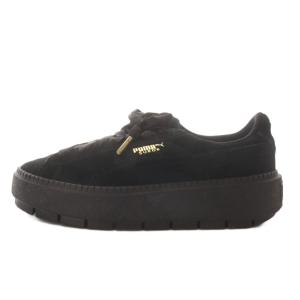 SUEDE PLATFORM TRACE WNS スニーカー ローカット スエード US6.5 ブラック