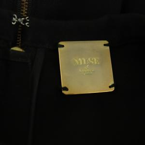 MUSE de Deuxieme Classe バックジップブラウス 長袖 プルオーバー ブラック /MY OS
