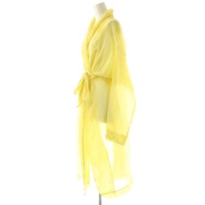FORTE FORTE フォルテ フォルテ Coat コットンシルクコート ロング シアー 2 イエロー /DO OS
