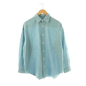 25AW ダンガリーシャツ3 カジュアルシャツ ブルー /DF OS