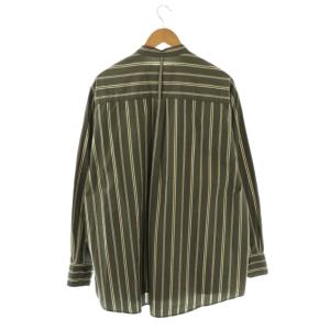 TODAYFUL Stripe Over Shirts シャツ チュニック丈 ストライプ オーバーサイズ F チャコールグレー