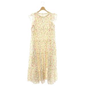 25SS フラワーフリルワンピース 1 オフホワイト