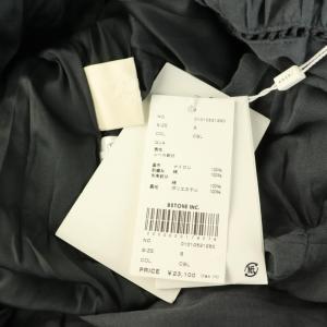 Ameri VINTAGE SHIRRING PLEATS DRESS プリーツワンピース レースアップ S グレー /MY OS