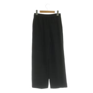 Theory 24SS ADMIRAL CREPE WIDE PULL ON L ワイドパンツ ストレッチ XS ブラック