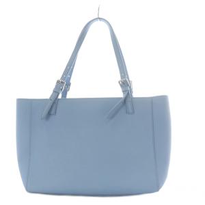 TORY BURCH YORK SMALL BACKLE TOTE トートバッグ レザー ブルー /YO6