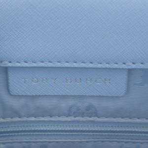 TORY BURCH YORK SMALL BACKLE TOTE トートバッグ レザー ブルー /YO6