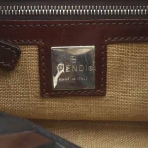 FENDI トートバッグ FFロゴ ナイロン×レザー ブラック /YO5 OH