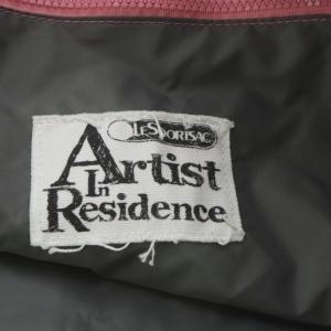 LesportSAC アーティストインレジデンス ボストンバッグ トートバッグ 総柄 ナイロン ホワイト /YO37