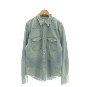 ×レッドカード SHREDDED HEM WESTERN SH DENIM 03 インディゴ