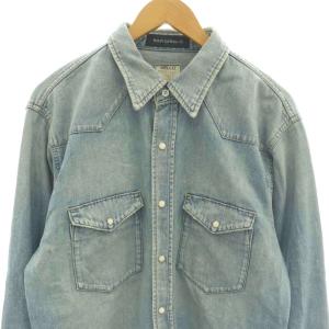 MADISONBLUE ×レッドカード SHREDDED HEM WESTERN SH DENIM 03 インディゴ