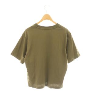 MONCLER SS T-SHIRT プリントTシャツ カットソー XS カーキ /DF OS