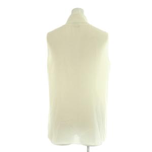 Theory SILK COMBO SL ROLL NECK TOP タートルネック シルクブラウス ノースリーブ シアー