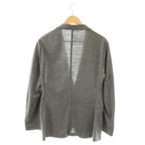 MACKINTOSH LONDON ウールグレンチェック2Bテーラードジャケット 薄手 38 グレー ブラック /DO OS