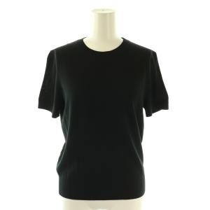 24AW REGAL WOOL BASIC TEE P ニットTシャツカットソー S ブラック /CX