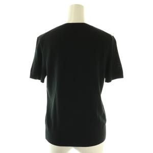 Theory 24AW REGAL WOOL BASIC TEE P ニットTシャツカットソー S ブラック /CX