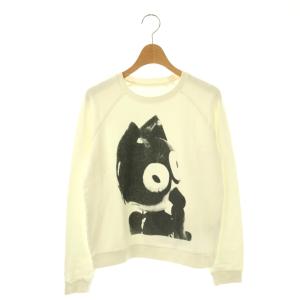 03SS archive 本人期 Felix The Cat プリント スウェット 40 ホワイト