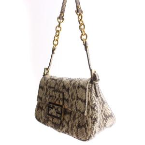 FENDI パイソン ミニ マンマバケット インターロッキング