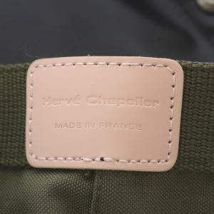 Hervé Chapelier 701CD 舟形トートS バッグ ハンドバッグ ムース×ムース×ドラジェタグ /YO32