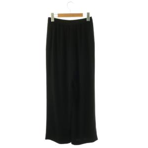 Theory POWDER CREPE WIDE PULL ON N2 イージーパンツ XS ブラック /DF OS