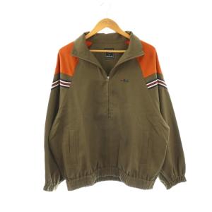 ×MEDE19F トラックジャケット ジップアップ M カーキ /HK OS
