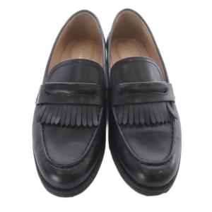 COLE HAAN レザー タッセル ローファー 7B 黒 ブラック /SR