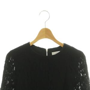 ADORE ワンピース 総レース バイカラー 36 黒 アイボリー 531-8240109 /MI OS