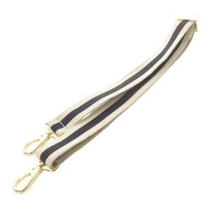 Border Belt バッグストラップ ショルダーストラップ ベルト ベージュ 黒 ブラック /SR