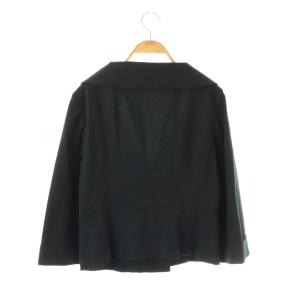 FOXEY NEW YORK ダブルブレストショートジャケット テーラードジャケット 42 ネイビー 27237 /DF OS