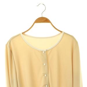 FOXEY NEW YORK タピオカビーンズ カーディガン 長袖 40 ベージュ 30219 /DF OS