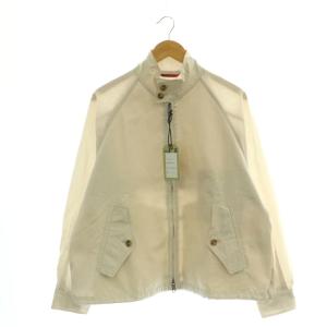 BOX JACKET G4 ボックス ジャケットハリントンジャケット ブルゾン スタンドカラー 40 ライトベージュ