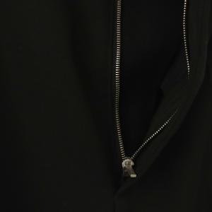 JIL SANDER 25FW ウールギャバジンリングベルト付きトラウザーパンツ 48 ブラック