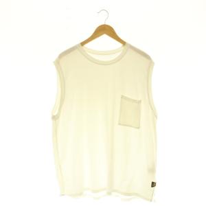 20/天竺ノースリーブBIG-T Tシャツ カットソー 3 アイボリー /CX OS SH