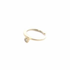 Beluga Diamond イヤーカフ 片耳用 K10 ダイヤ0.06ct