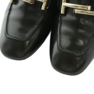 TOD'S ダブルT パンプス 37 ブラック