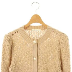 DAISY LIN Cardigan Lady Pearl 38 ベージュ 07392