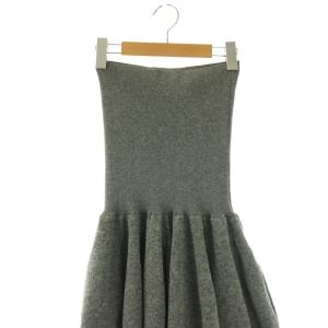 ETRE TOKYO 2wayニットボリュームパンツ ワイドパンツ M グレー /DF OS