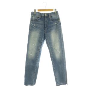 SURT mxsr09l デニムパンツ ジーンズ ダメージ加工 ストレッチ スリット S ブルー /MY