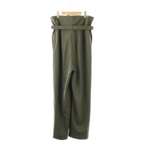 ENFOLD 26SS BELT WIDE TROUSERS パンツ 38 グレー
