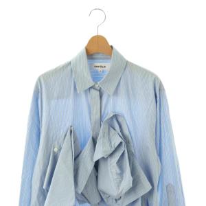 ENFOLD 26SS RECONSTRUCTION SHIRT 38 ライトブルー