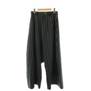 26SS WIDE SAROUEL TROUSERS パンツ ストライプ ネイビー
