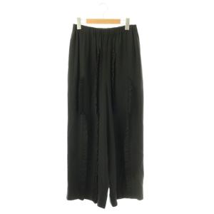 26SS FRILL TROUSERS パンツ 38 ブラック 300JS231-0411