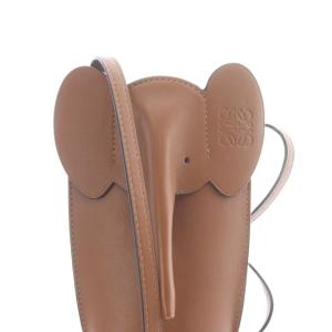 LOEWE エレファント ポケット タン ポシェット ブラウン