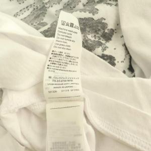 nagonstans プリントTシャツ クルーネック オーバーサイズ 半袖 M 白 /HS OS