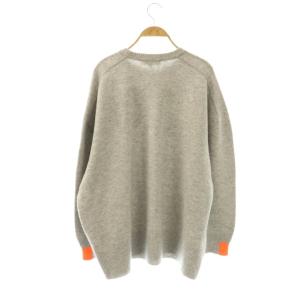 ENFOLD WIDE CIRCLE PULLOVER ニット セーター 長袖 38 グレー /HK OS SH